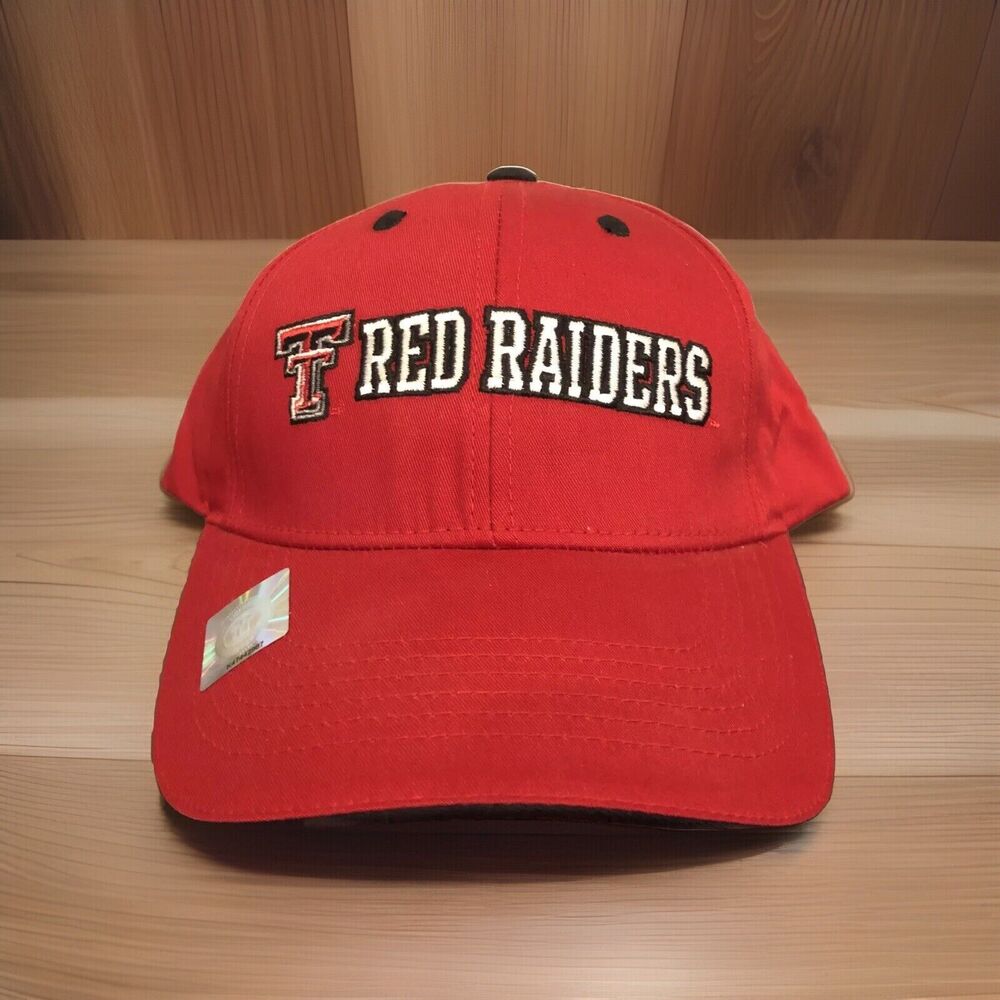 Texas Tech Red Raiders NCAA Adjustable Strap Red Baseball Cap Hat Captivating